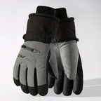 Gants de ski vert armée et noir