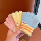 Gants enfant tricotés, packaging produit