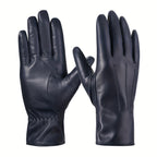 Gants cuir femme fins, packaging produit