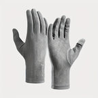 Gants tactiles gris