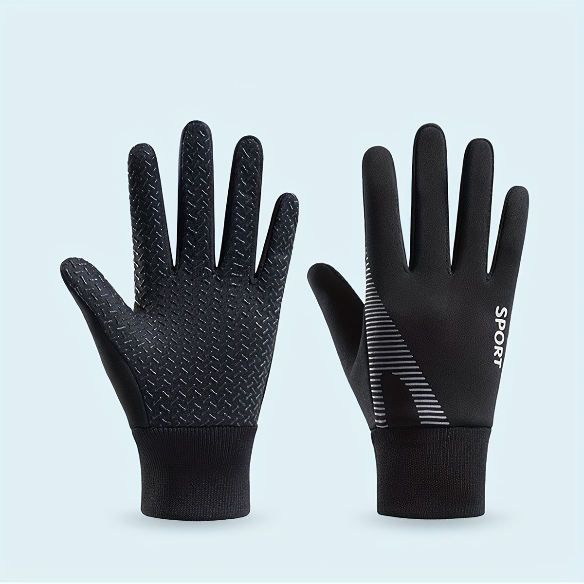 Gants enfant coloris noir, taille L
