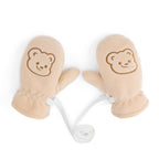 Gants enfant coloris rouille