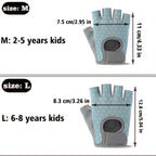 Gants enfant demi-doigts, vue détail