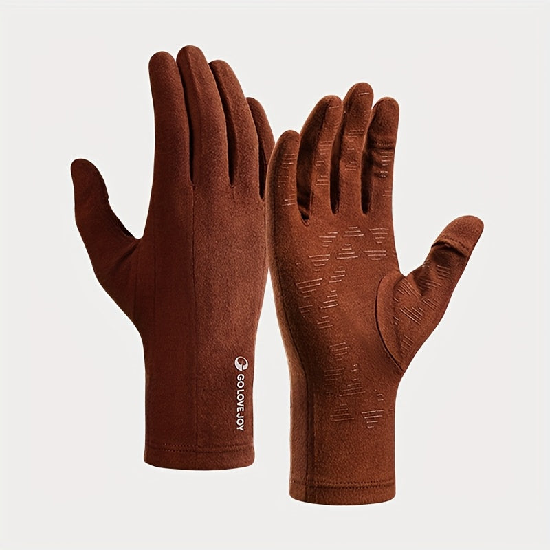 Gants tactiles rouge