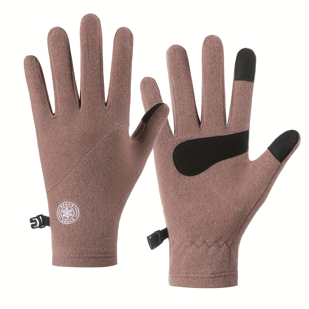 Gants de sport rouge foncé