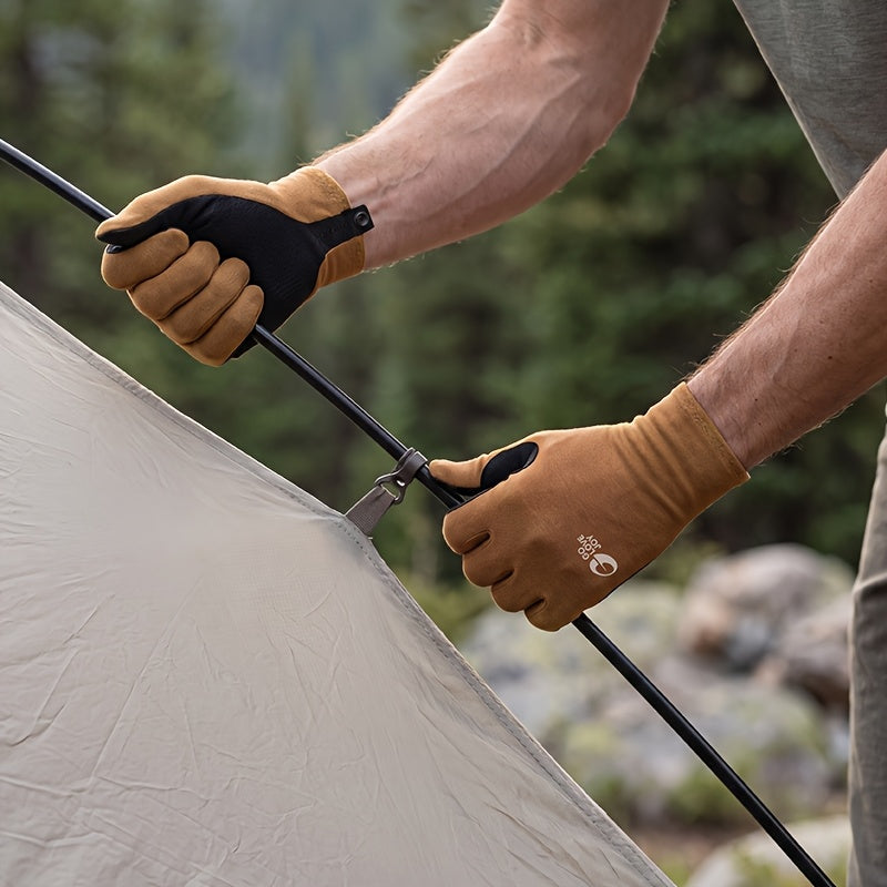Gants de sport, vue portée en extérieur