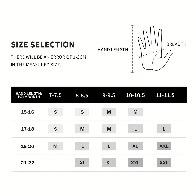 Gants de vélo, vue portée