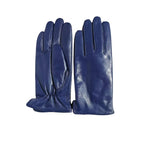 Gants femme peau de mouton rouge, vue de la paume
