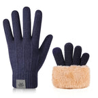 Gants couleur marine