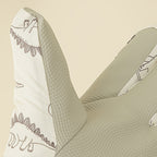 Gants enfant motif dinosaure, vue détail