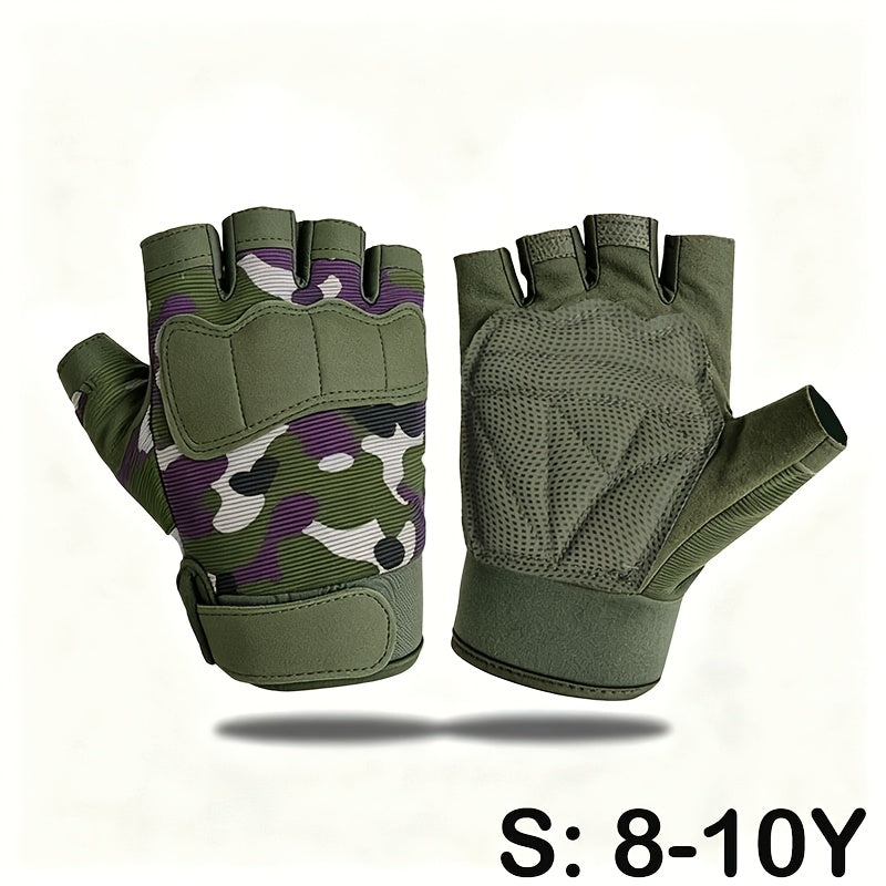 Gants enfant coloris camouflage