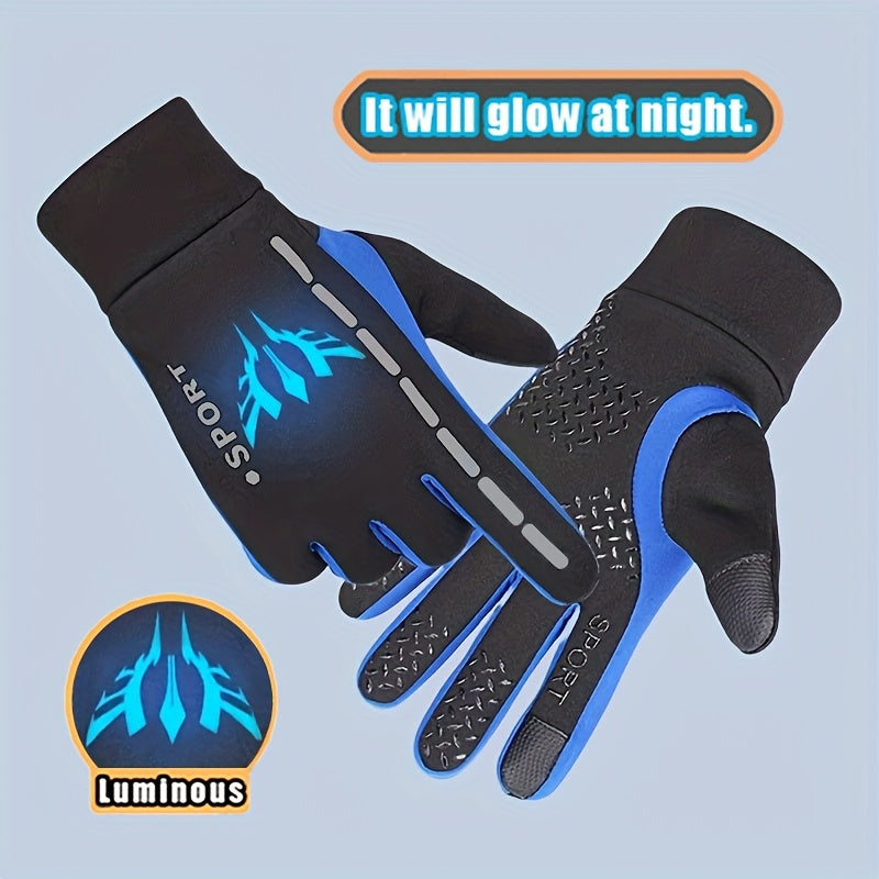 Gants enfant, motif flèche phosphorescent