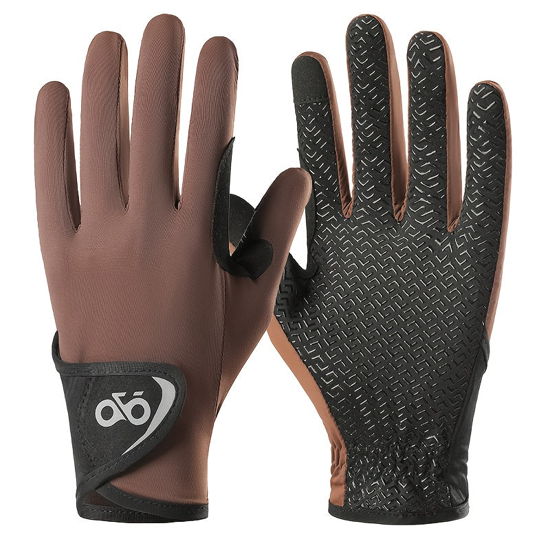 Gants légers brun