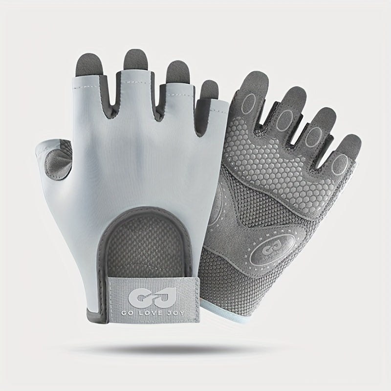 Gants de vélo gris