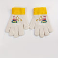 Gants enfant coloris beige épais