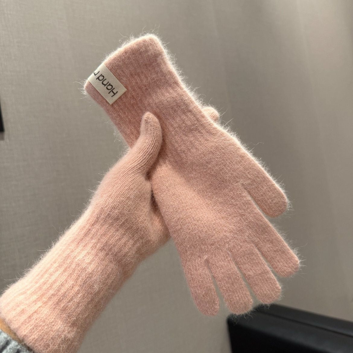 Gants femme longs rose clair