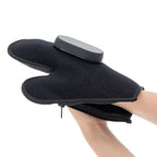 Gant de massage, vue portée