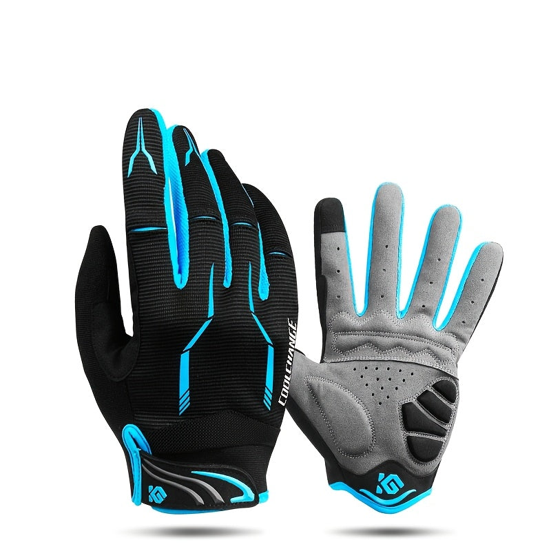 Gants de vélo bleu