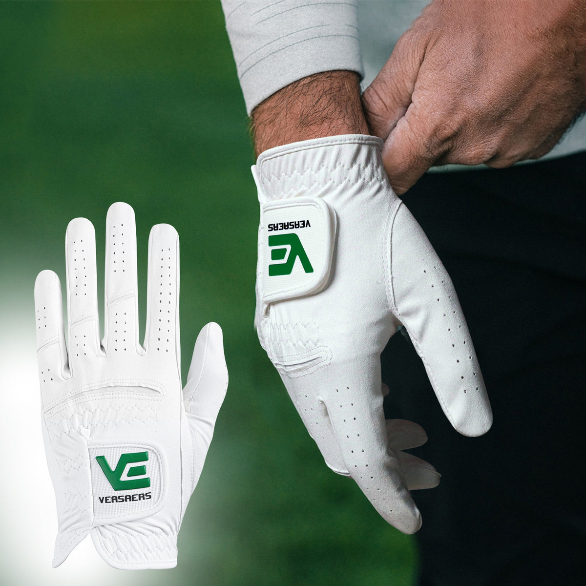 Gant de golf, vue détail