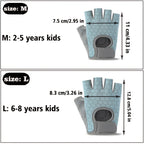 Gants enfant demi-doigts, vue détail