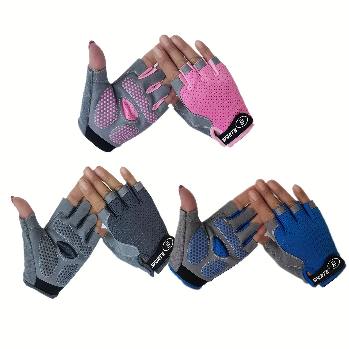Gants enfant demi-doigts, vue détail