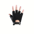 Gants demi-doigts noir
