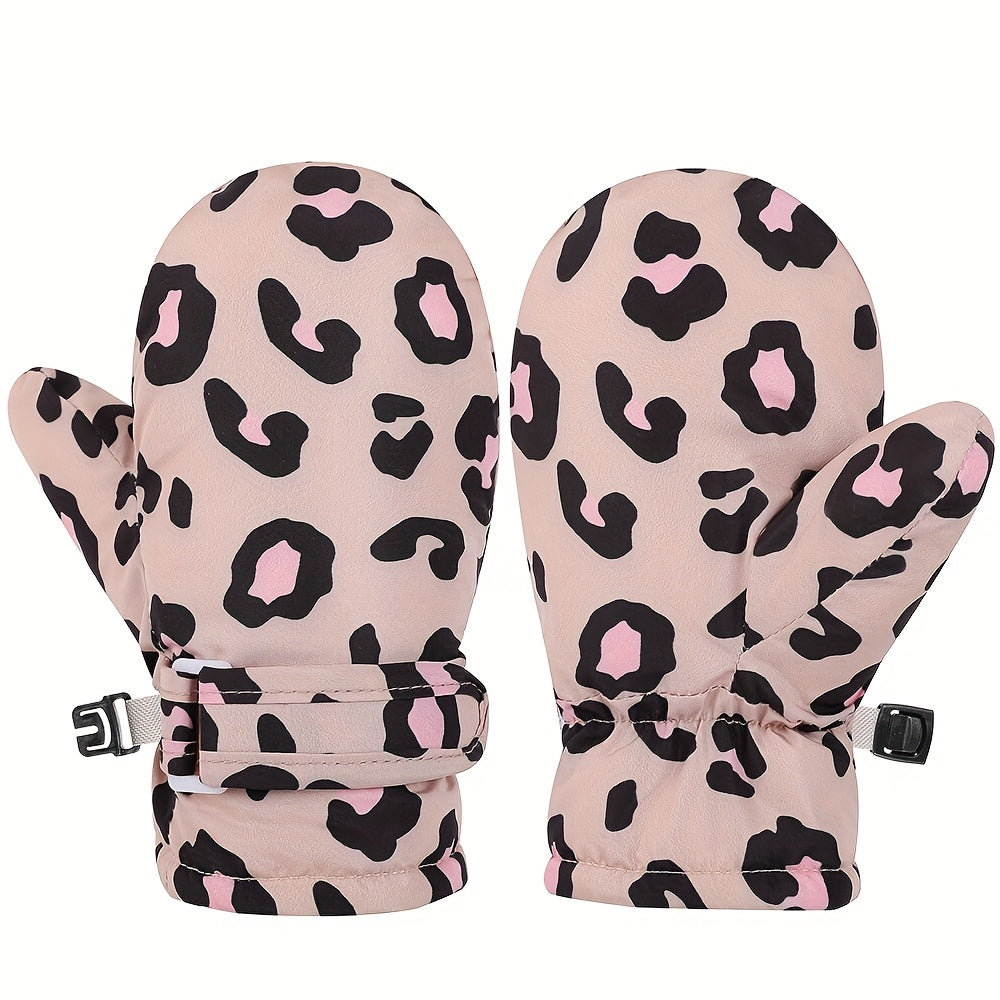 Gants de ski enfant coloris rose