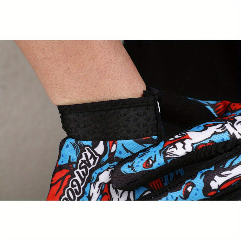Gants de vélo, vue détail