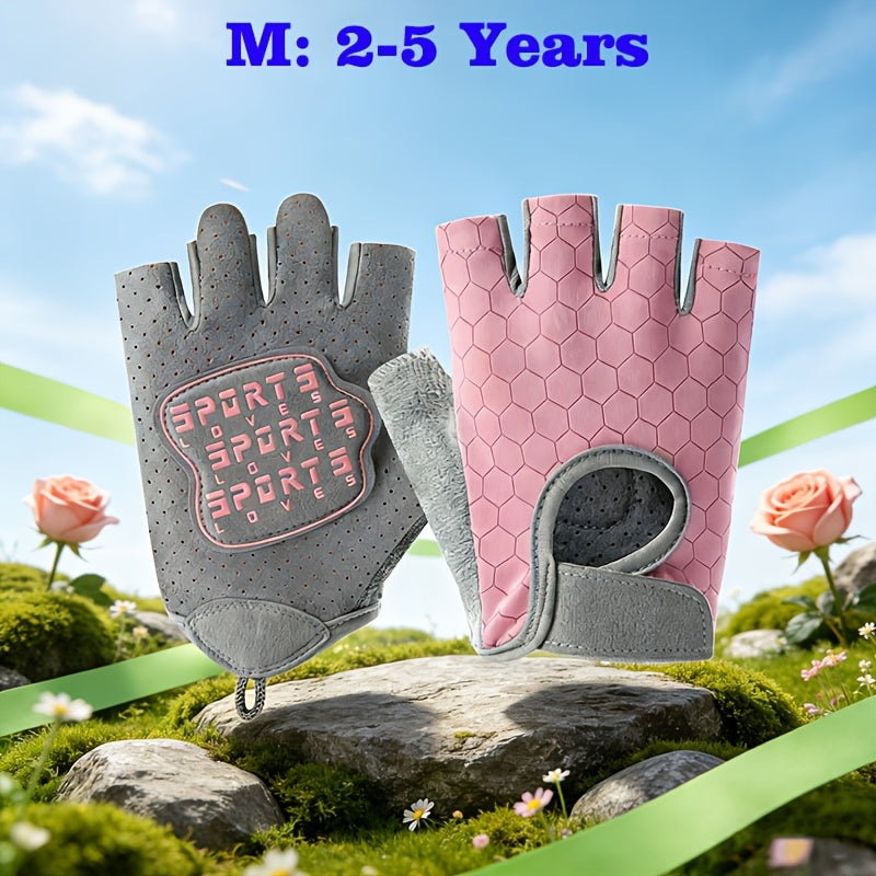 Gants enfant coloris rose
