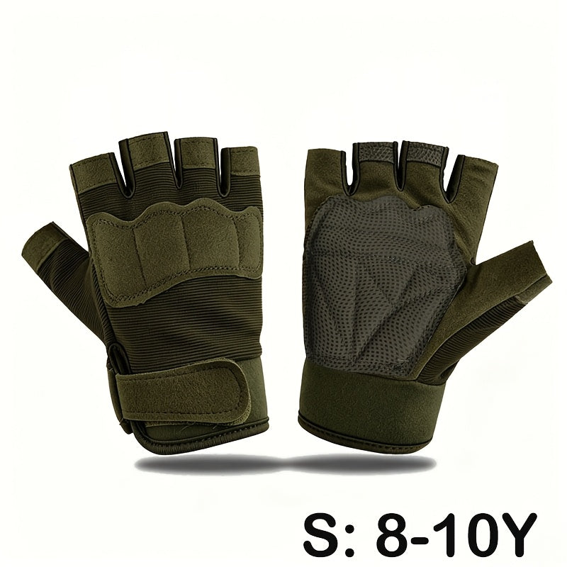 Gants enfant coloris vert