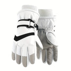 Gants de ski enfant coloris blanc