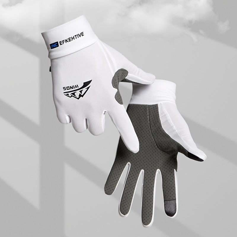Gants de vélo blanc