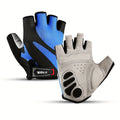 Gants de vélo bleu