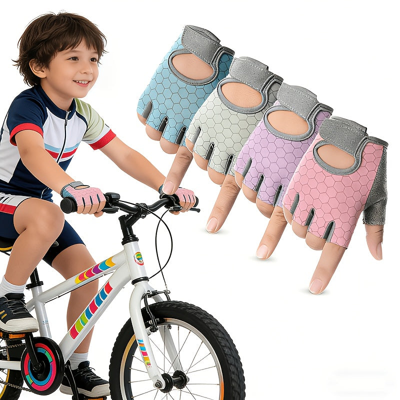 Gants enfant demi-doigts
