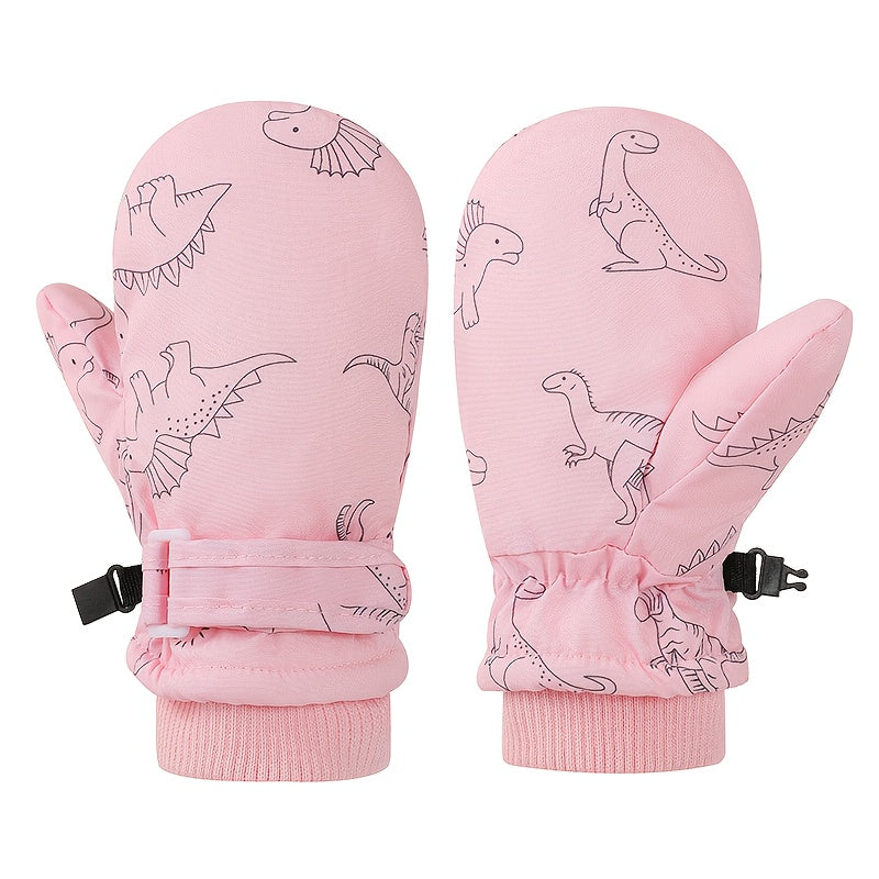 Moufles enfant coloris rose